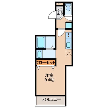 エスポワールナインの物件間取画像